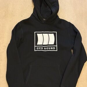 OVO Sound Black Hoodie Sweater Size Large